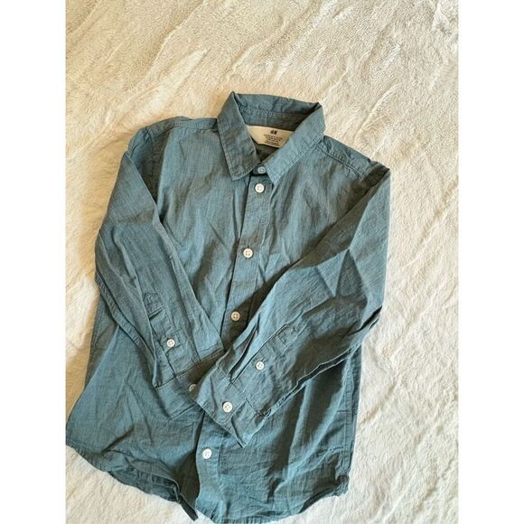 H&M Toddler Button Up Shirt 4t - Picture 3 of 6